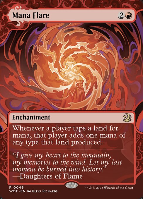 Mana Flare, Wilds of Eldraine: Enchanting Tales, Red, Rare, , Enchantment, Non-Foil, NM