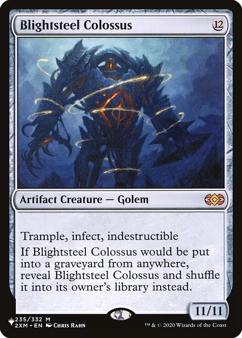 Blightsteel Colossus, The List, Colorless, Mythic, , Artifact Creature, Phyrexian Golem, Non-Foil, NM
