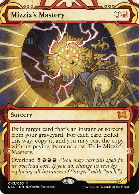 Mizzix's Mastery, Strixhaven Mystical Archive, Red, Mythic, , Sorcery, Non-Foil, NM