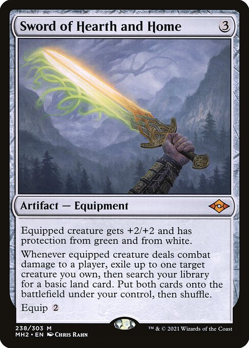 Sword of Hearth and Home, Modern Horizons 2, Colorless, Mythic, , Artifact, Equipment, Non-Foil, NM