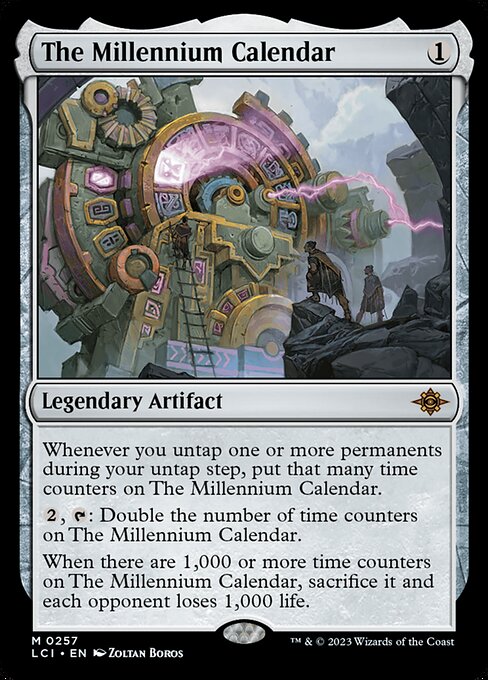 The Millennium Calendar, The Lost Caverns of Ixalan, Colorless, Mythic, , Legendary Artifact, Non-Foil, NM