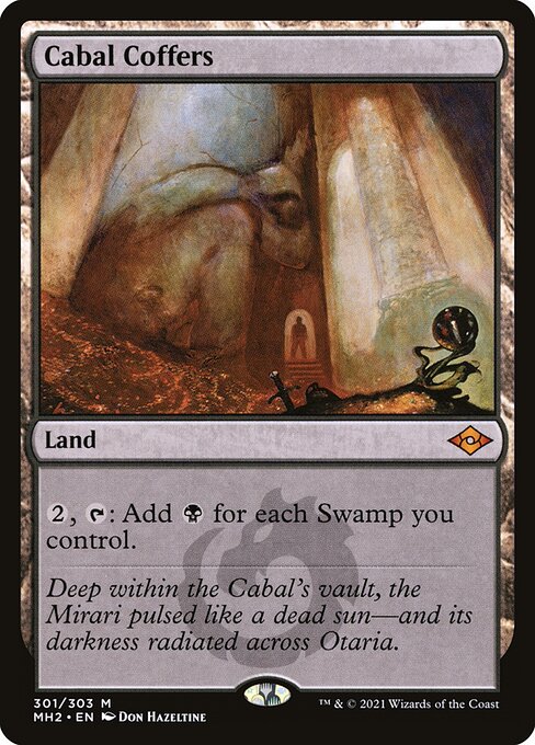 Cabal Coffers, Modern Horizons 2, Colorless, Mythic, , Land, Non-Foil, NM