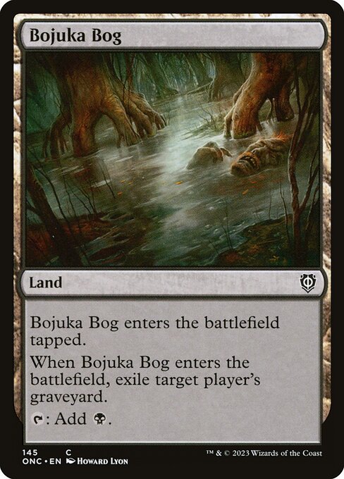 Bojuka Bog, Phyrexia: All Will Be One Commander, Colorless, Common, , Land, Non-Foil, NM