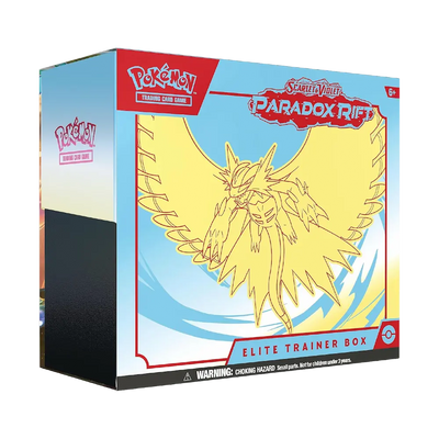 Pokémon - Scarlet and Violet: Paradox Rift Elite Trainer Box - Roaring Moon (9 Packs)