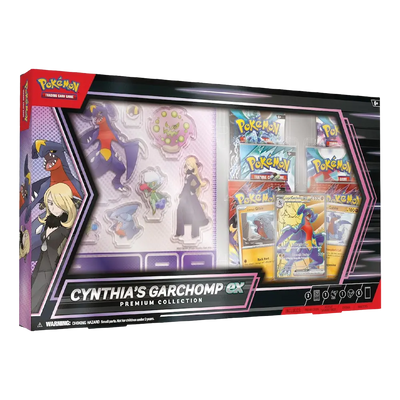 Pokèmon - Cynthia's Garchomp ex Premium Collection (6 Packs & 3 Foil Cards)