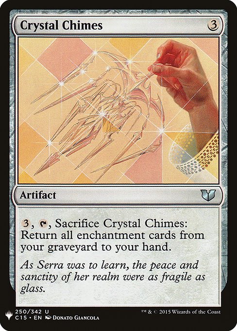 Crystal Chimes, The List, Colorless, Uncommon, , Artifact, Non-Foil, NM