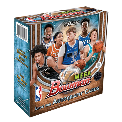 Topps - 2025/26 Bowman Basketball Mega Box (6 Packs)