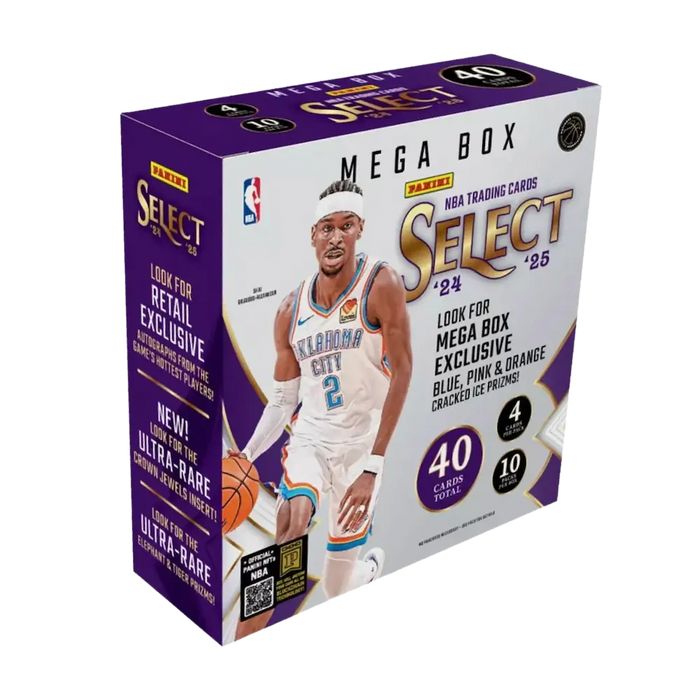 Panini - 2024/25 Select Basketball Mega Box (10 Packs)