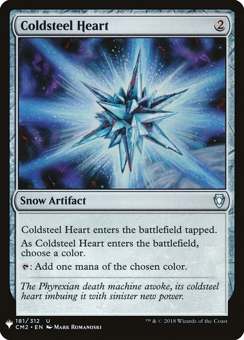 Coldsteel Heart, The List, Colorless, Uncommon, , Snow Artifact, Non-Foil, NM
