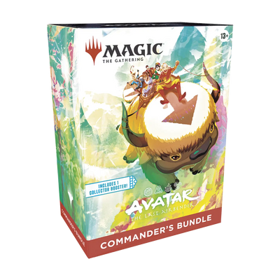 Magic: The Gathering - Avatar: The Last Airbender Commander's Bundle (9 Packs, 1 Collector Booster & Avatar Stamped Promos)