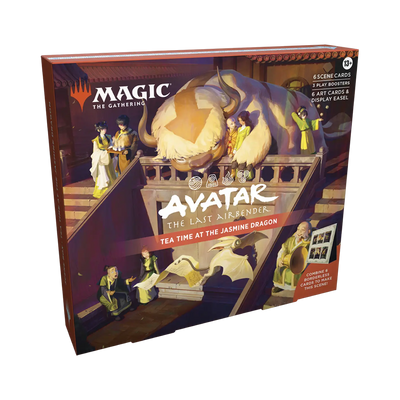 Magic: The Gathering - Avatar: The Last Airbender Scene Box - Tea Time at The Jasmine Dragon (6 Scene Cards & 3 Play Boosters)