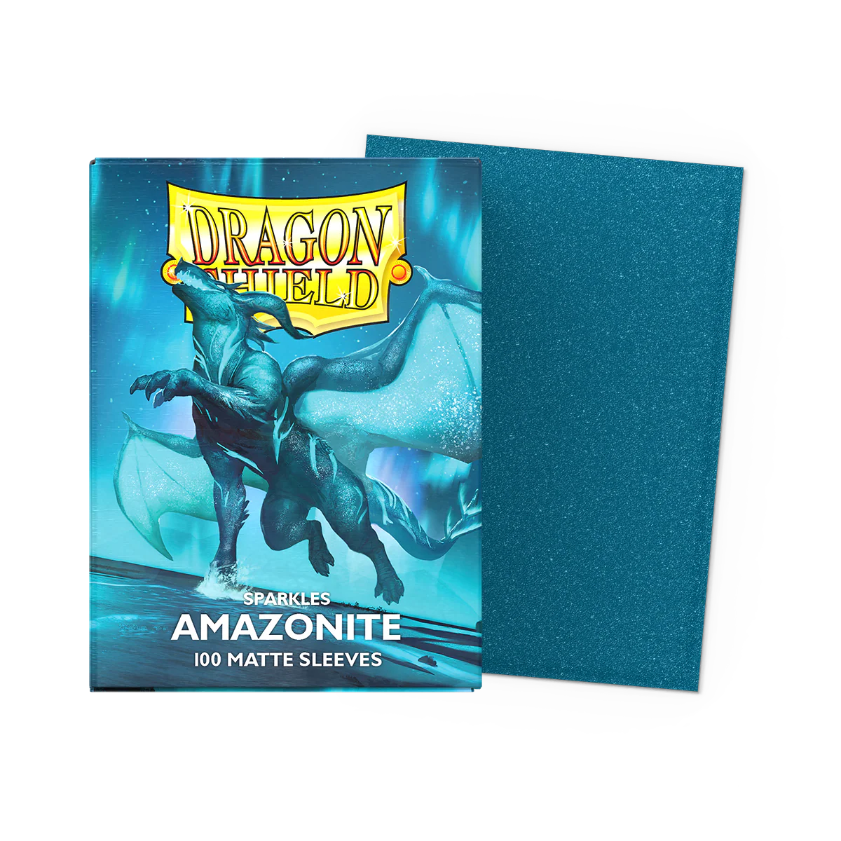Dragon Shield - Amazonite: Standard Size 100 Matte Sleeves (Magic, Pokémon, Riftbound, One Piece)