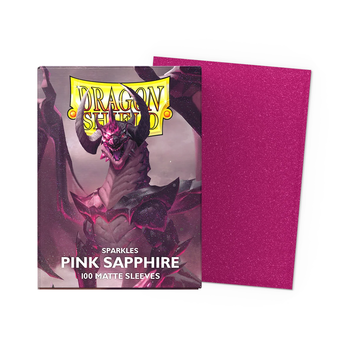 Dragon Shield - Pink Sapphire: Standard Size 100 Matte Sleeves (Magic, Pokémon, Riftbound, One Piece)