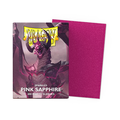 Dragon Shield - Pink Sapphire: Standard Size 100 Matte Sleeves (Magic, Pokémon, One Piece)