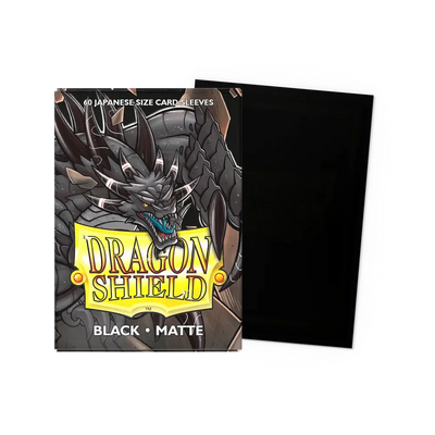 Dragon Shield - Black: Japanese Size 60 Matte Sleeves (Yu-Gi-Oh!)