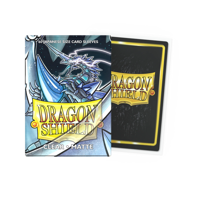 Dragon Shield - Clear: Japanese Size 60 Matte Sleeves (Yu-Gi-Oh!)