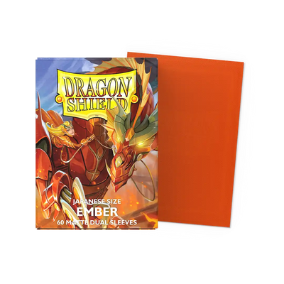 Dragon Shield - Ember: Japanese Size 60 Matte Dual Sleeves (Yu-Gi-Oh!)