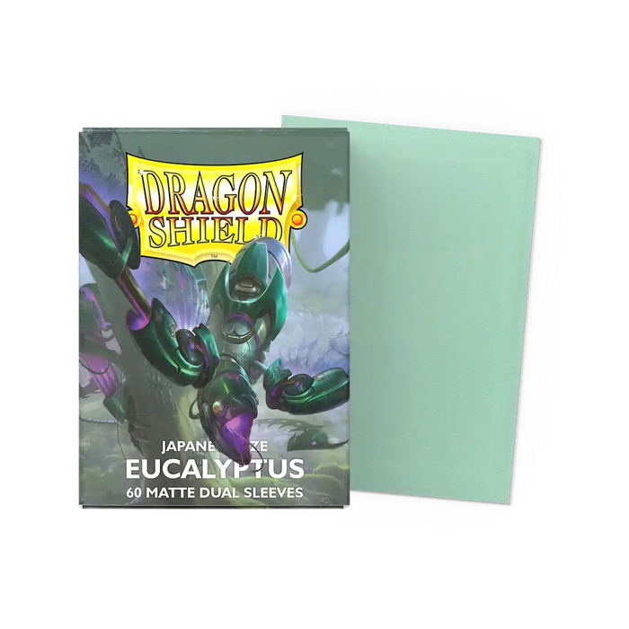 Dragon Shield - Eucalyptus: Japanese Size 60 Matte Dual Sleeves (Yu-Gi-Oh!)