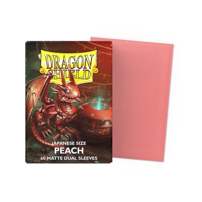 Dragon Shield - Peach: Japanese Size 60 Matte Dual Sleeves (Yu-Gi-Oh!)