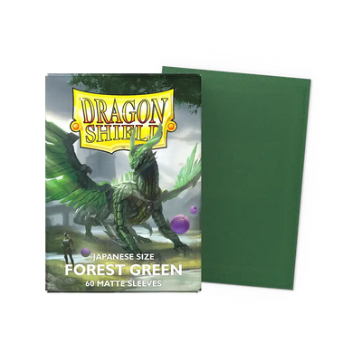 Dragon Shield - Forest Green: Japanese Size 60 Matte Sleeves (Yu-Gi-Oh!)