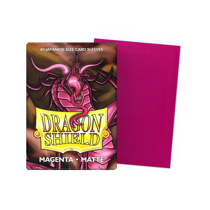 Dragon Shield - Magenta: Japanese Size 60 Matte Sleeves (Yu-Gi-Oh!)