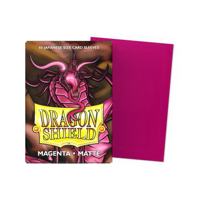 Dragon Shield - Magenta: Japanese Size 60 Matte Sleeves (Yu-Gi-Oh!)