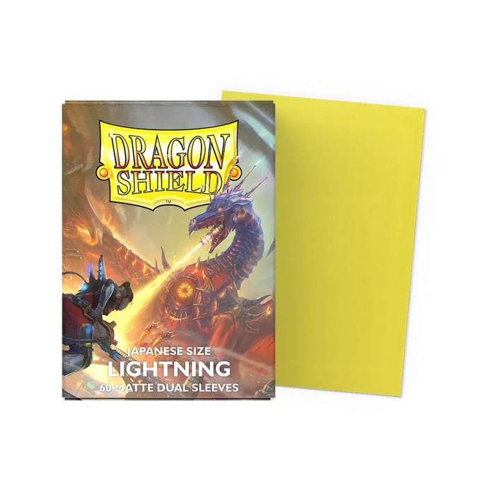Dragon Shield - Lightning: Japanese Size 60 Matte Dual Sleeves (Yu-Gi-Oh!)