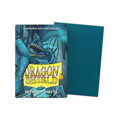Dragon Shield - Petrol: Japanese Size 60 Matte Sleeves (Yu-Gi-Oh!)