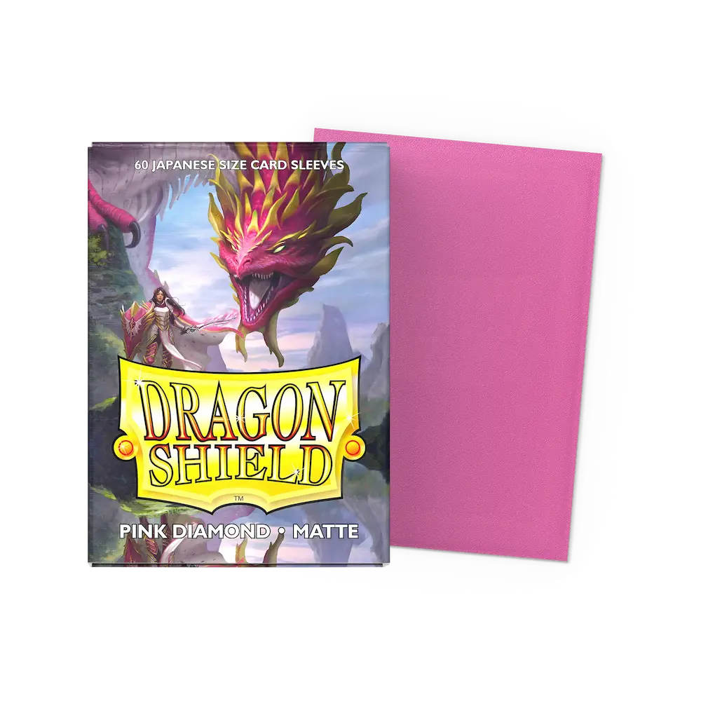 Dragon Shield - Pink Diamond: Japanese Size 60 Matte Sleeves (Yu-Gi-Oh!)