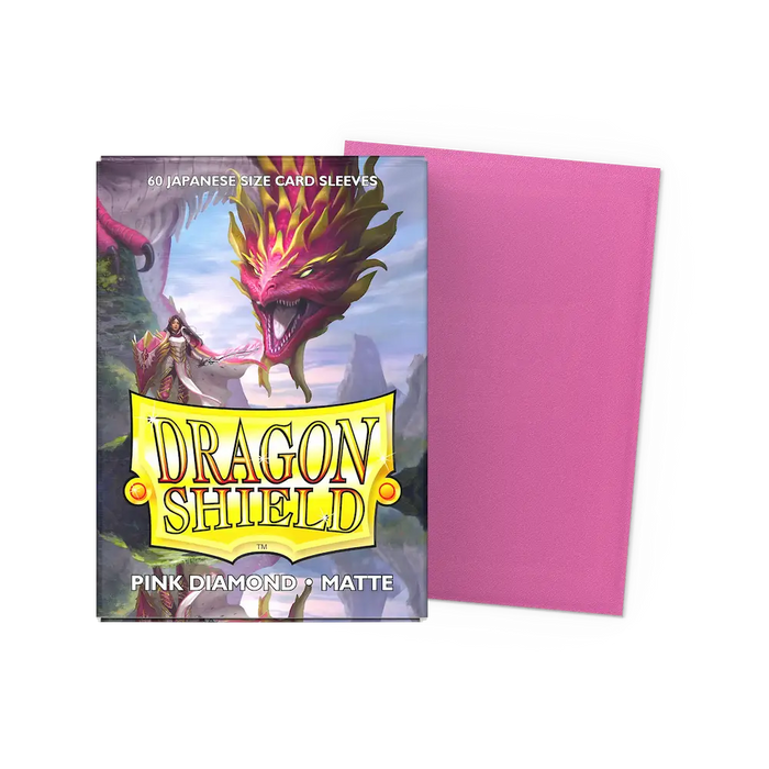 Dragon Shield - Pink Diamond: Japanese Size 60 Matte Sleeves (Yu-Gi-Oh!)