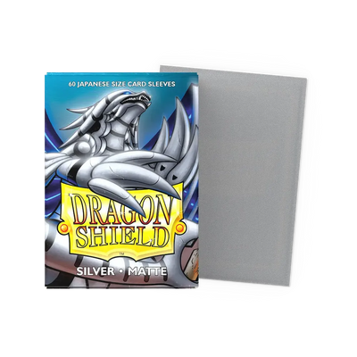 Dragon Shield - Silver: Japanese Size 60 Matte Sleeves (Yu-Gi-Oh!)