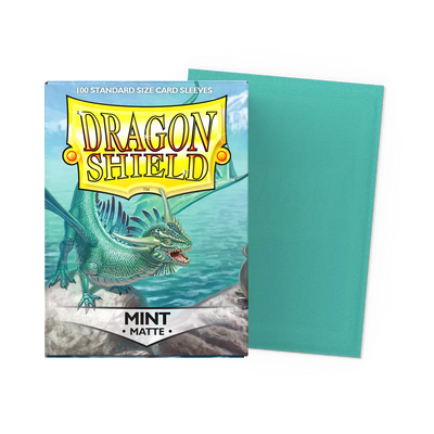 Dragon Shield - Mint: Standard Size 100 Matte Sleeves (Magic, Pokémon, One Piece)