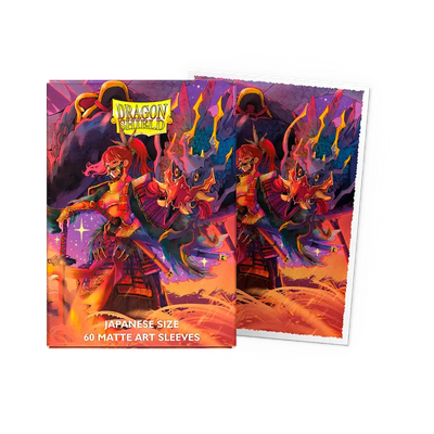 Dragon Shield - The Fallen: Japanese Size 60 Matte Art Sleeves (Yu-Gi-Oh!)