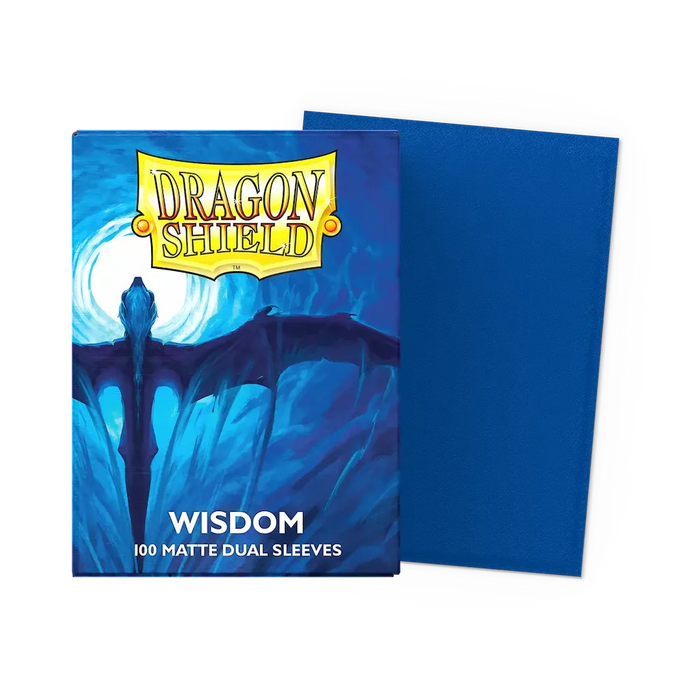 Dragon Shield - Wisdom: Standard Size 100 Matte Dual Sleeves (Magic, Pokémon, Riftbound, One Piece)