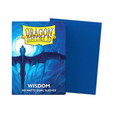 Dragon Shield - Wisdom: Standard Size 100 Matte Dual Sleeves (Magic, Pokémon, One Piece)