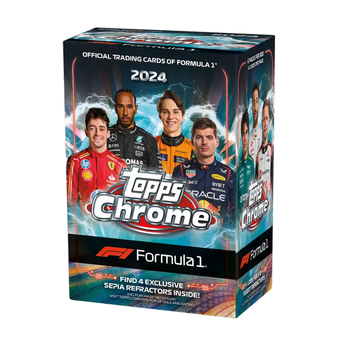 Topps - Chrome F1 2024 Value Box (6 Packs)