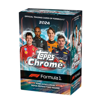 Topps - Chrome F1 2024 Value Box (6 Packs)