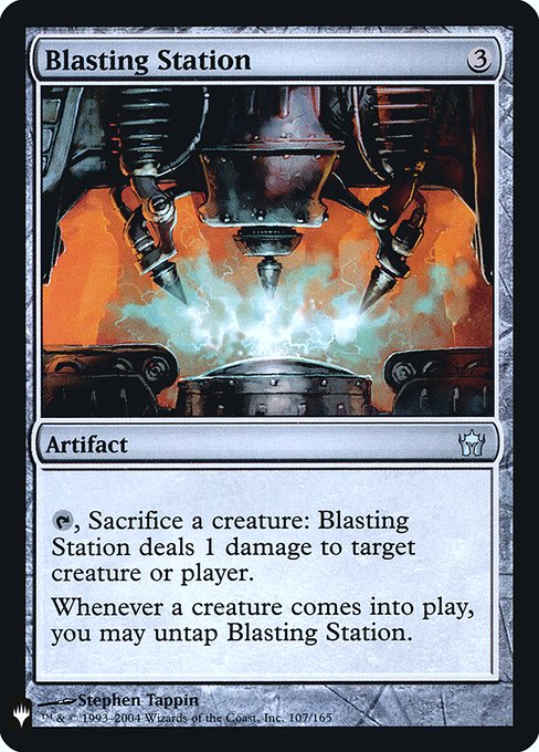 Blasting Station, The List, Colorless, Uncommon, , Artifact, Foil, NM