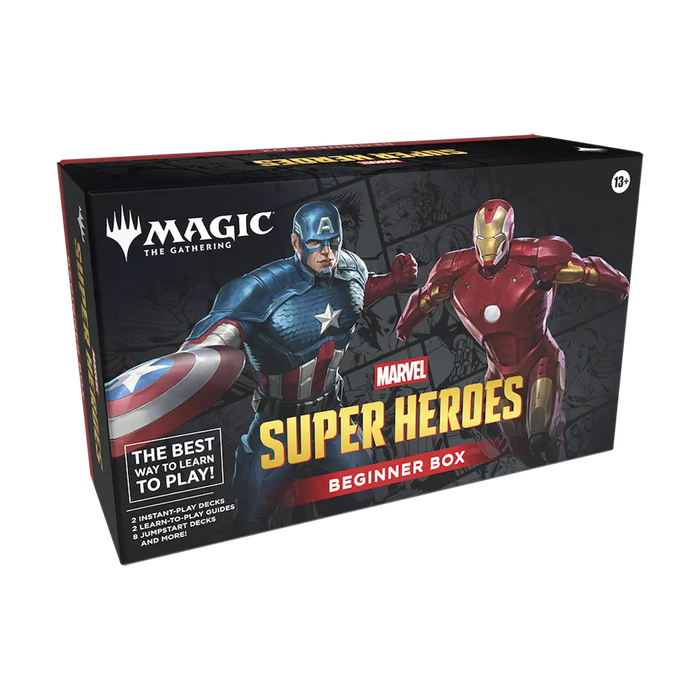Magic: The Gathering - Marvel Super Heroes Beginner Box (2 Tutorial Decks, 8 Themed Half-Decks & 2 Playmats)