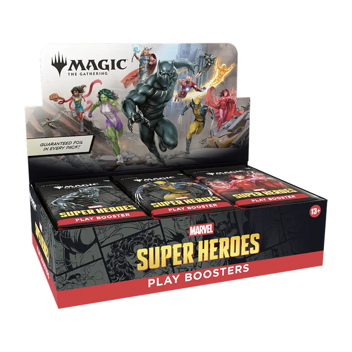 Magic: The Gathering - Marvel Super Heroes Play Booster Display (30 Packs)