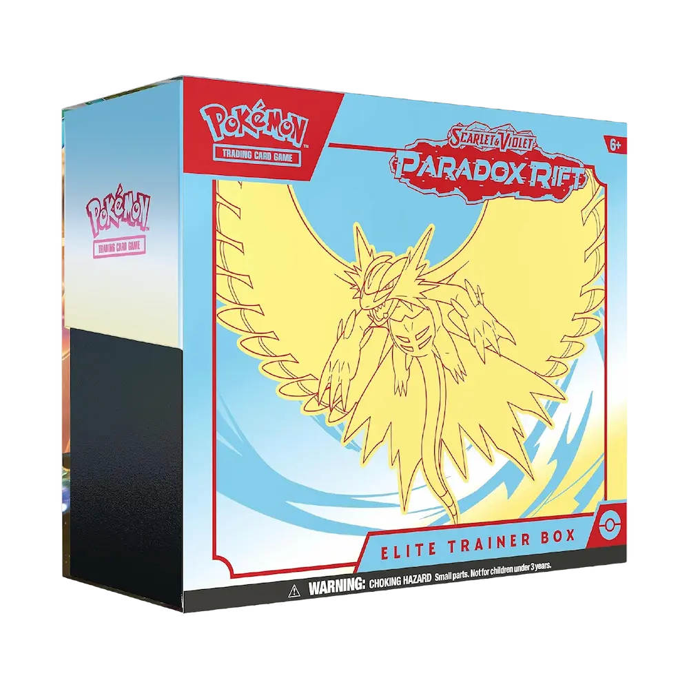 Pokémon - Scarlet and Violet: Paradox Rift Elite Trainer Box - Roaring Moon (9 Packs)