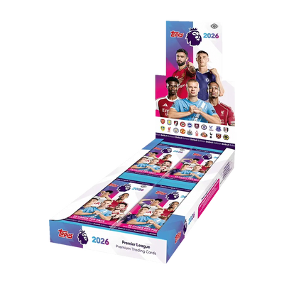 Topps - Premier League 2026 Hobby Box (8 Packs & 1 Black Edge Pack)