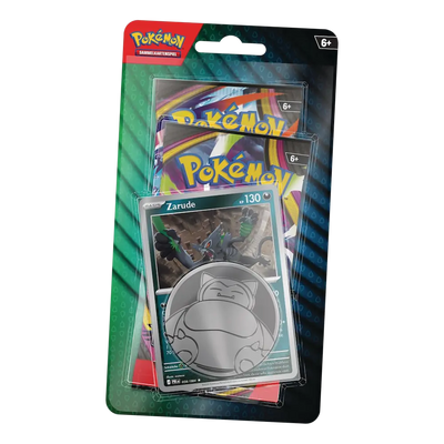 Pokémon - Mega Evolution: Chaos Rising & Pitch Black Checklane Blister (2 Packs, 1 Card & 1 Coin: Zarude)