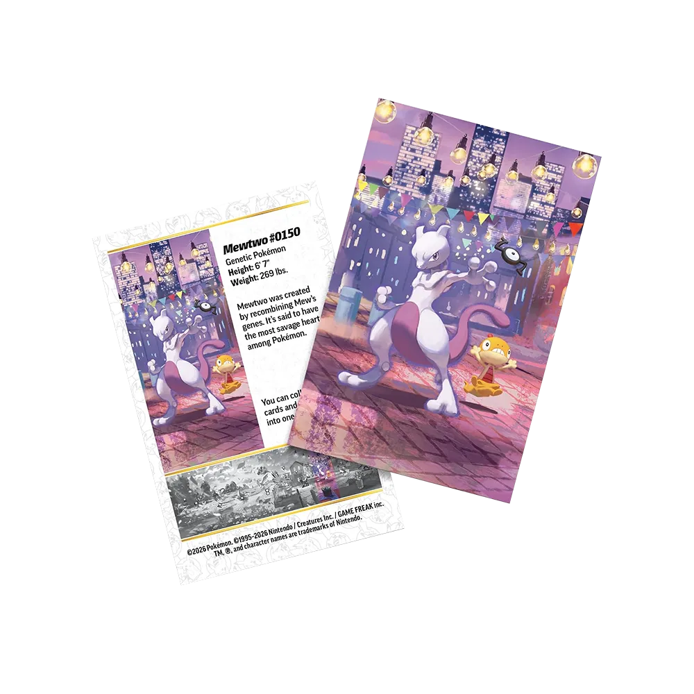 Pokémon - 30th Celebration: Mini Tin Mewtwo (2 Packs, 1 Art Card & 1 Sticker Sheet)