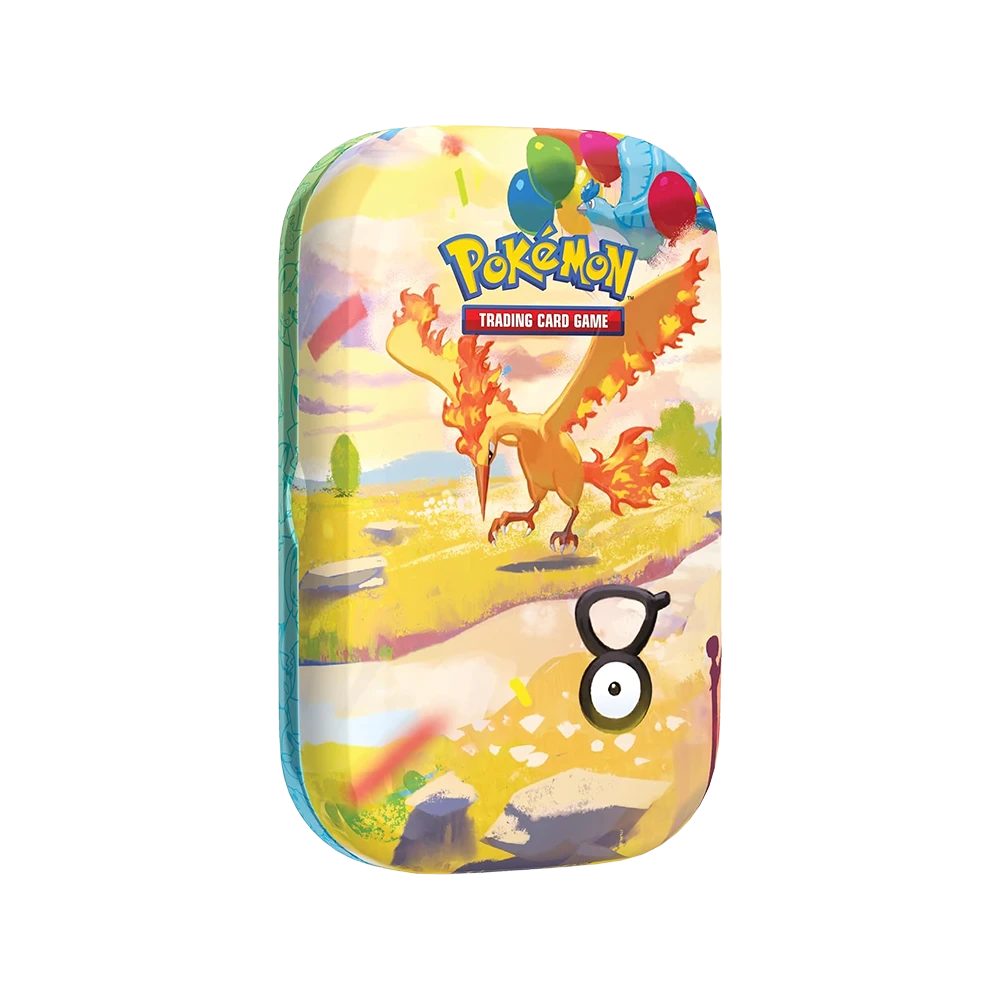 Pokémon - 30th Celebration: Mini Tin Moltres (2 Packs, 1 Art Card & 1 Sticker Sheet)