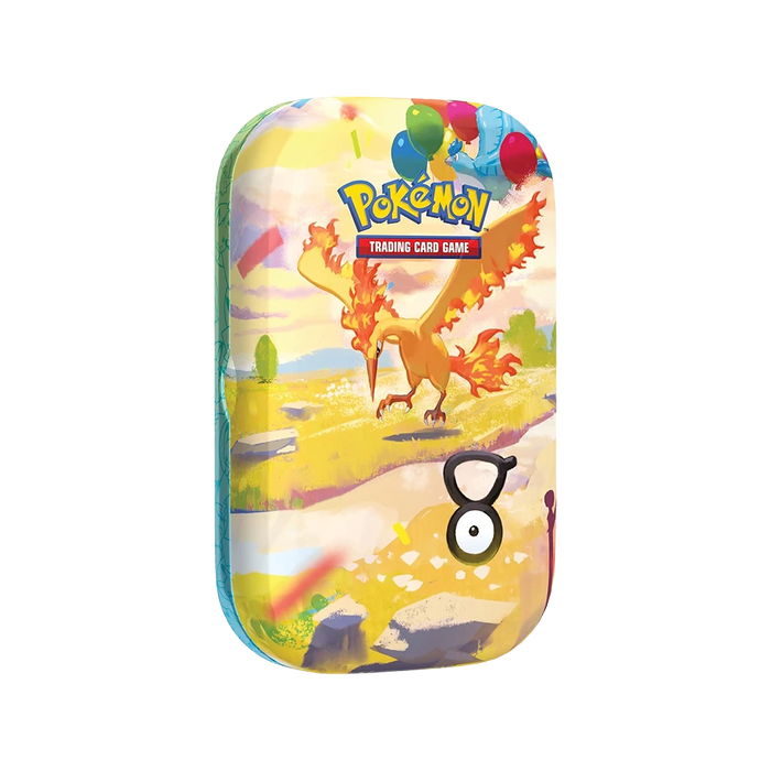 Pokémon - 30th Celebration: Mini Tin Moltres (2 Packs, 1 Art Card & 1 Sticker Sheet)