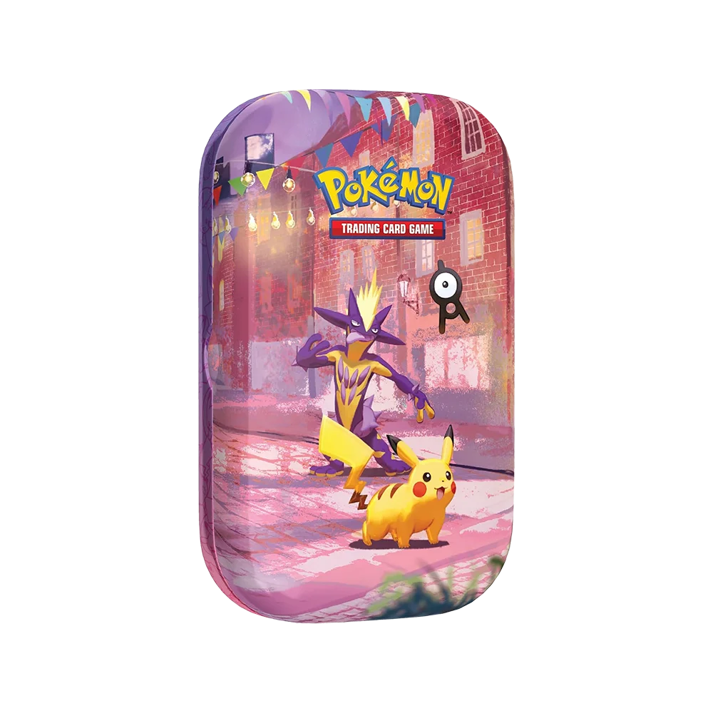 Pokémon - 30th Celebration: Mini Tin Night Pikachu (2 Packs, 1 Art Card & 1 Sticker Sheet)