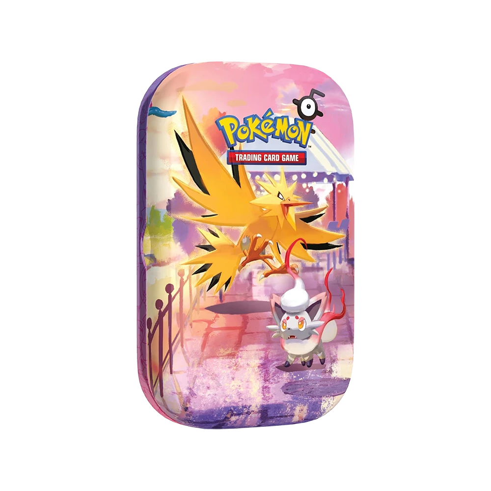 Pokémon - 30th Celebration: Mini Tin Zapdos (2 Packs, 1 Art Card & 1 Sticker Sheet)