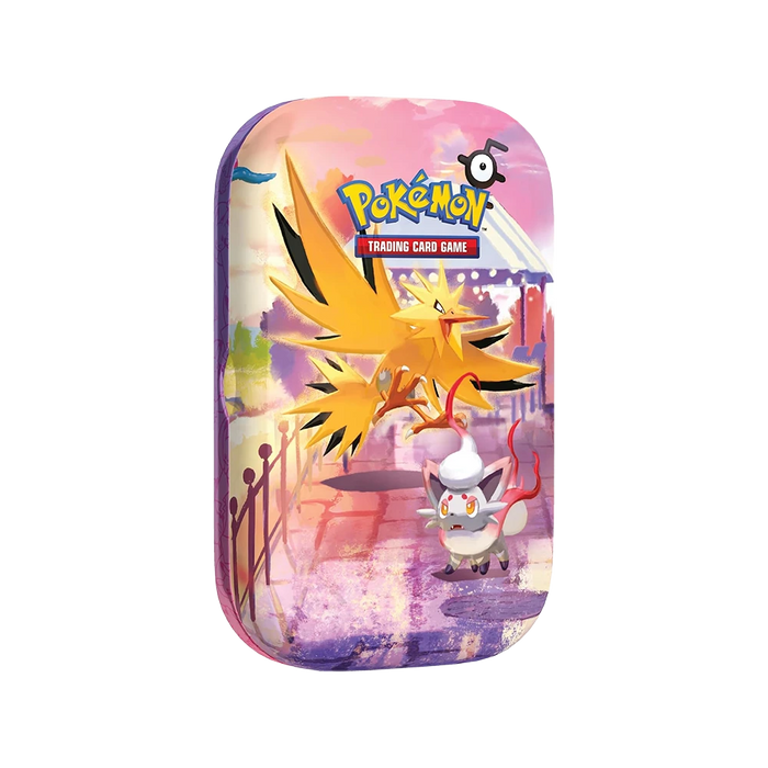 Pokémon - 30th Celebration: Mini Tin Zapdos (2 Packs, 1 Art Card & 1 Sticker Sheet)