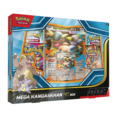 Pokémon - Mega Kangaskhan ex Box (4 Booster Packs, 1 Foil Promo Card & 1 Oversize Promo Card)